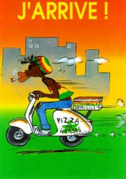 pizza avec la canna